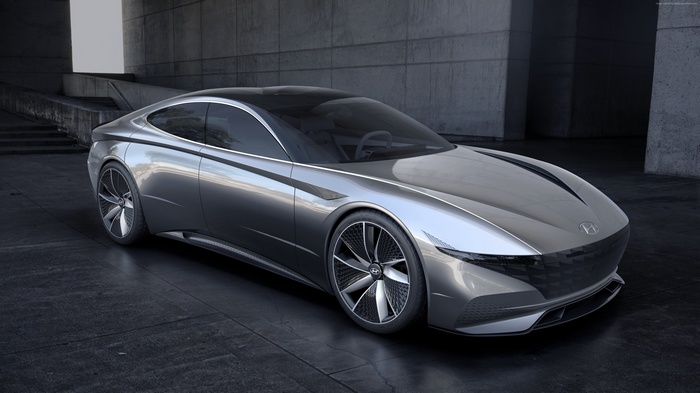 Hyundai Le Fil Rouge concept car at Geneva Motor Show 2018