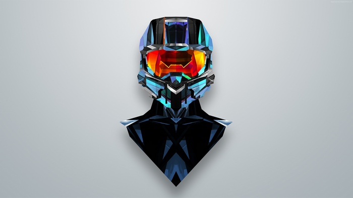 4K 3D Robot Helmet