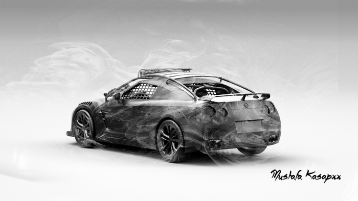 Modified Nissan GT-R R32 Police Car Concept