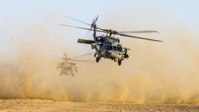 Helicopter, 4K, Black Hawk, US Army