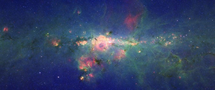 Milky Way Galaxy in deep space