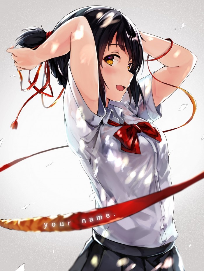 Miyamizu Mitsuha from Your Name.