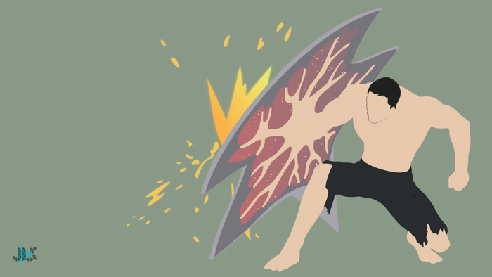 Gotou from Parasyte the Maxim with a wing