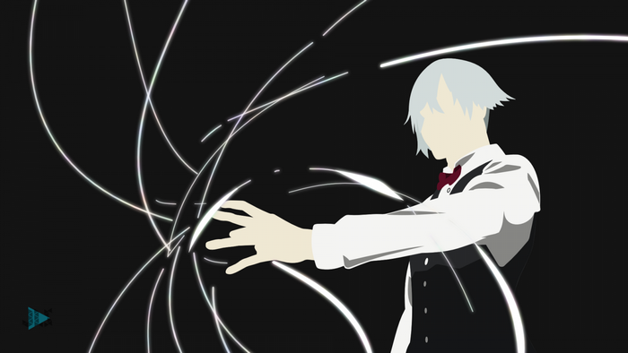 Decim from Death Parade with light trails