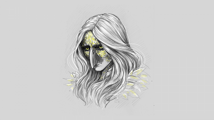 Fan art of a character from The Witcher 3 Wild Hunt