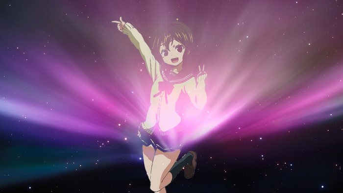 Kanna from Denpa Onna To Seishun Otoko in space