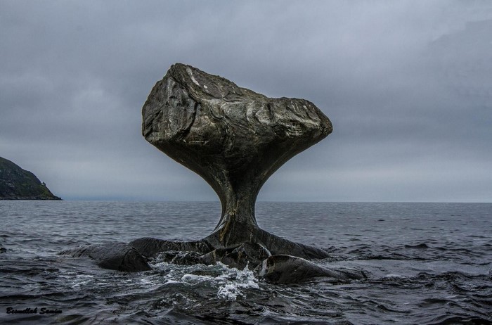Kjeragbolten rock formation in Norway