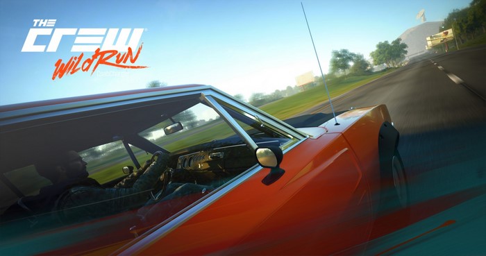 The Crew Wild Run car driving on road