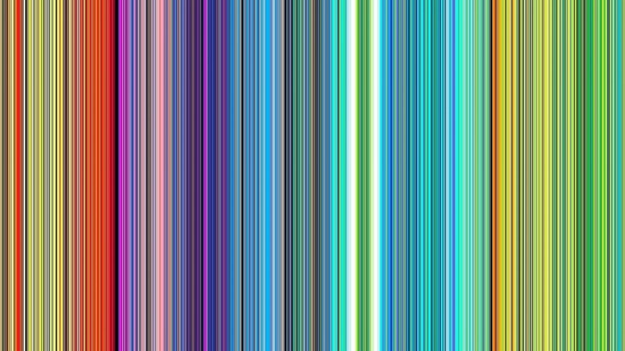 Abstract vertical stripes of various colors