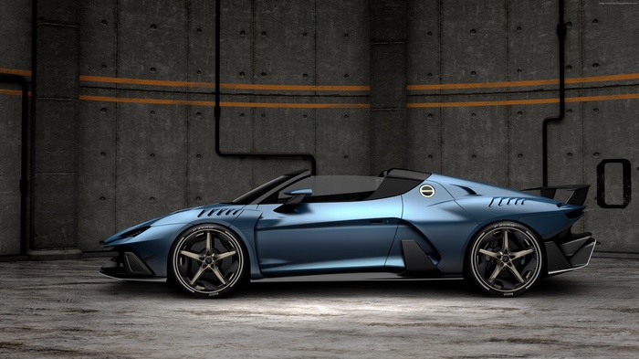 Italdesign Zerouno Duerta convertible sports car