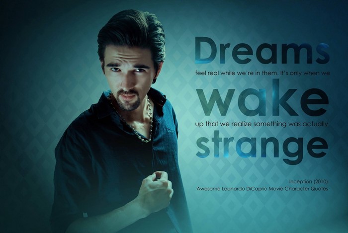 Leonardo DiCaprio from Inception