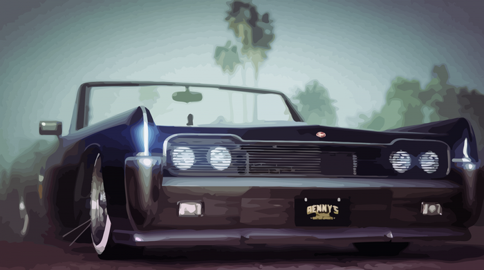 Lowrider car from Grand Theft Auto V