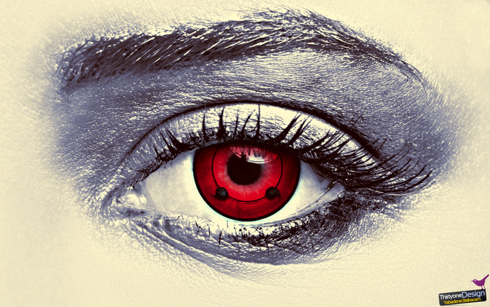 Sharingan eye from Naruto Shippuden