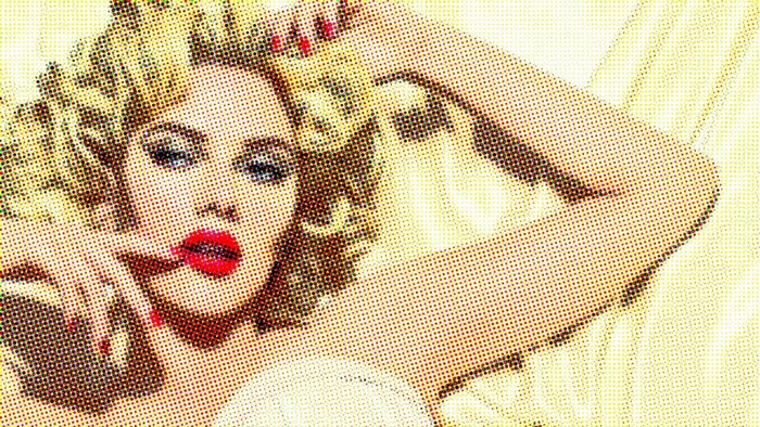 Scarlett Johansson Pop Art Portrait