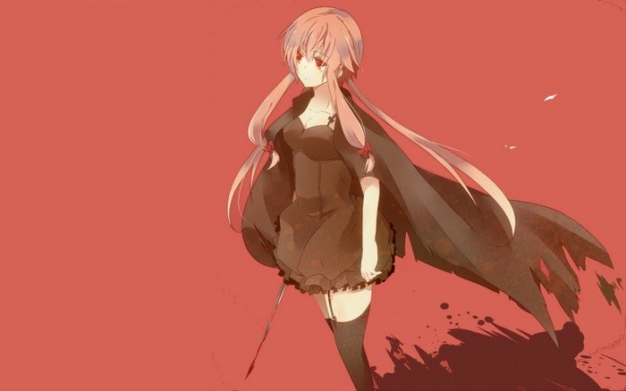Gasai Yuno from Mirai Nikki
