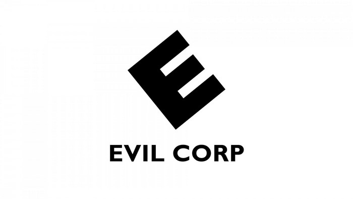 artwork, text, logo, Mr Robot, brand, E Corp, EVIL CORP, line, font ...