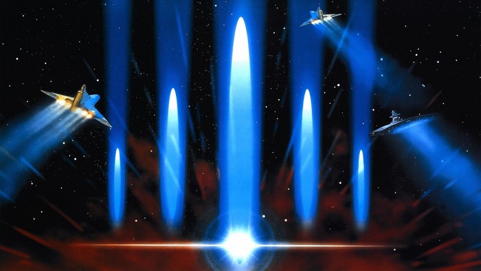 Spaceships and light beams in space, The Fifth Element
