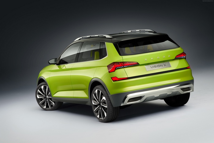 Skoda Vision X electric car 4K