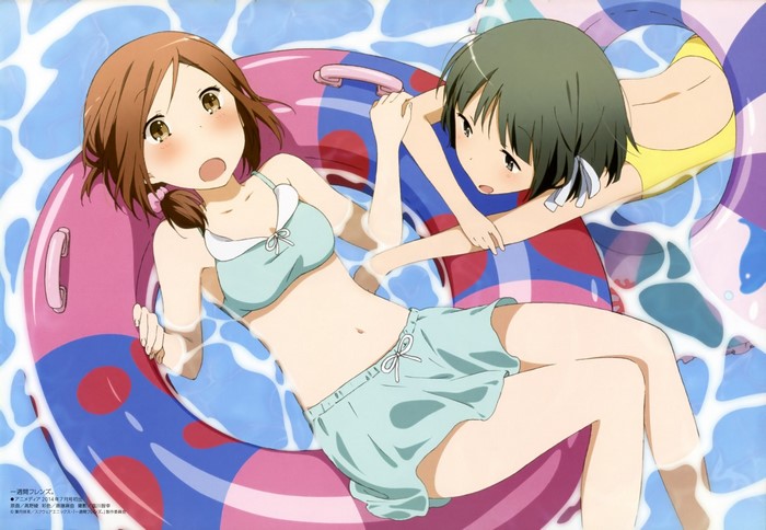 Kaori Fujimiya and Saki Yamagishi from Isshuukan Friends
