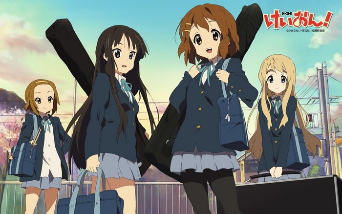 K-On! Anime Girls with Musical Instruments