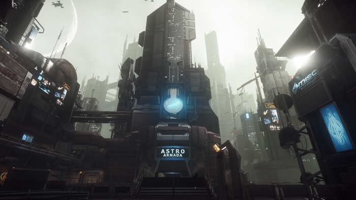 Star Citizen Astro Armada cityscape