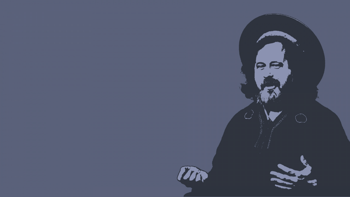 Richard Stallman illustration with hat