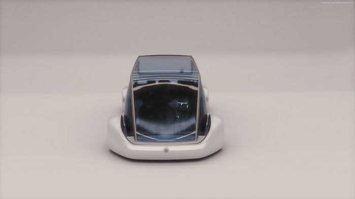 Futuristic electric vehicle concept