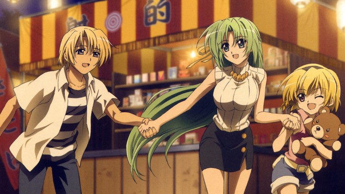 Sonozaki Shion and Houjou Satoko from Higurashi No Naku Koro Ni