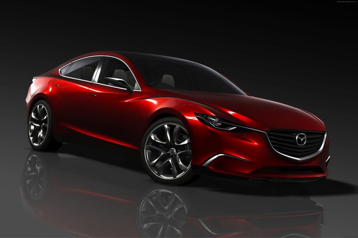 Mazda 6 concept car 4K
