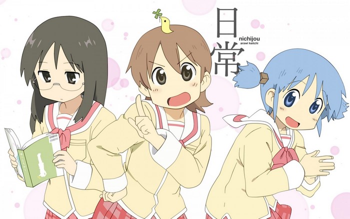 Nichijou: Aioi Yuuko, Mai Minakami, Naganohara Mio