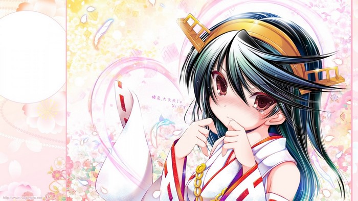 Haruna from Kantai Collection crying