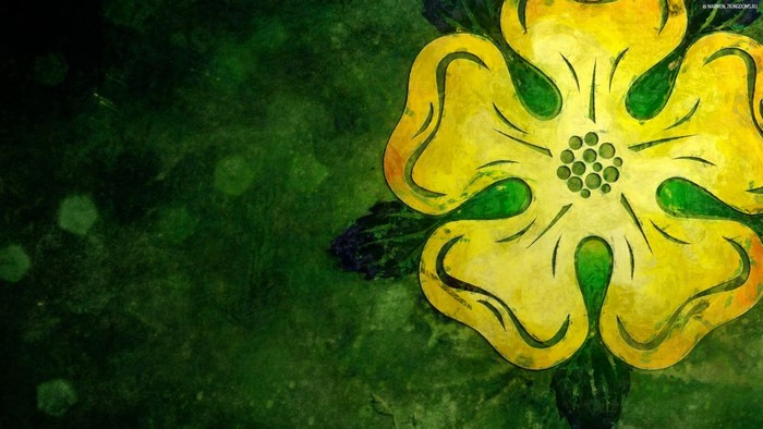 Yellow Rose of House Tyrell from Game of Thrones