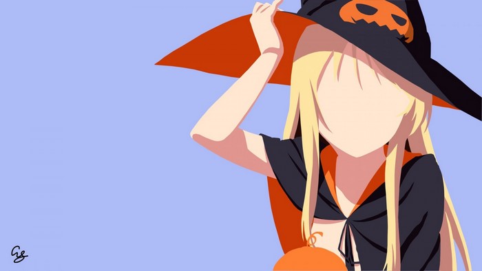 Shiina Mashiro from Sakurasou no Pet na Kanojo Halloween Illustration