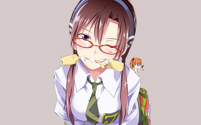 Makinami Mari and Asuka from Neon Genesis Evangelion