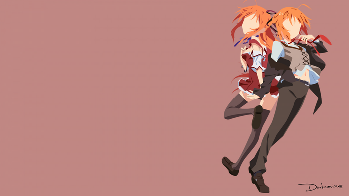 Konoe Subaru and another character from Mayo Chiki