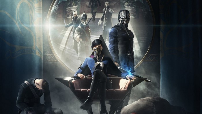 Emily Kaldwin and allies from Dishonored 2