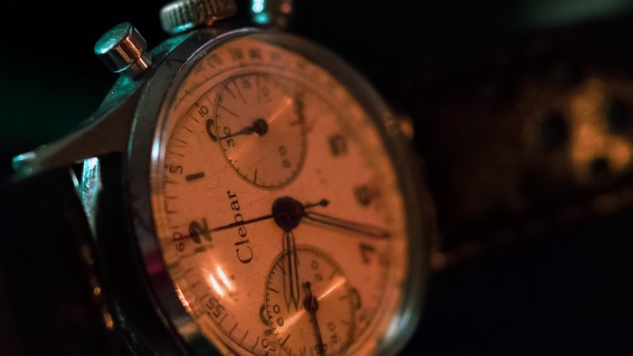 Clebar Chronograph Watch Close-up