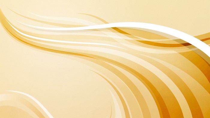 Abstract yellow wavy lines illustration