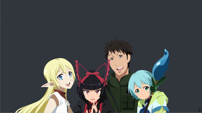 Characters from Gate: Thus the JSDF Fought There!