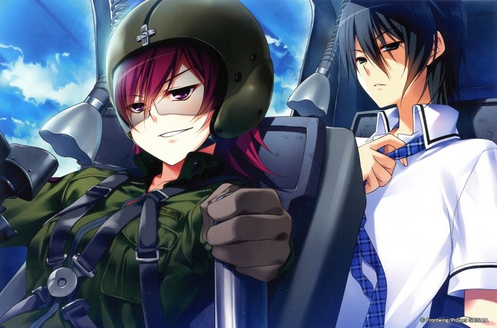 Milliela Stanfield and Kazami Yuuji from Grisaia no Kajitsu