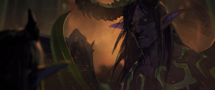 Illidan Stormrage from World of Warcraft