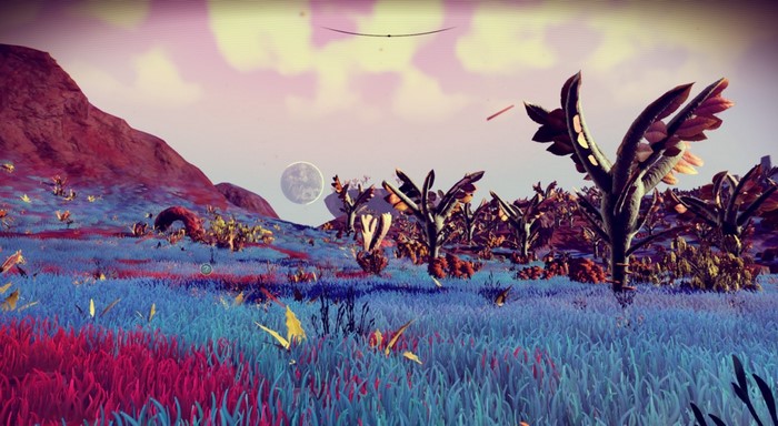 No Man's Sky alien planet landscape