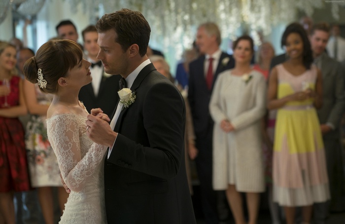 Anastasia and Christian from Fifty Shades Freed