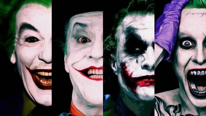 Four Jokers from DC Comics