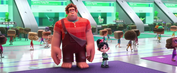 Ralph and Vanellope from Ralph Breaks the Internet: Wreck-It Ralph 2