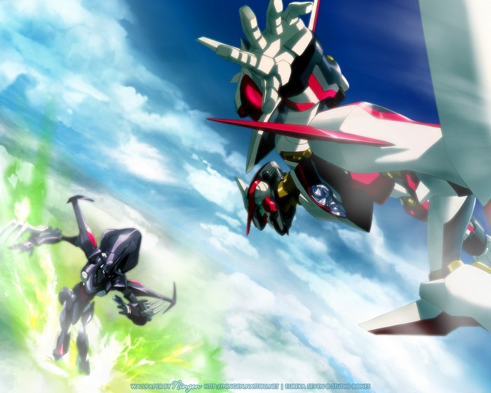 Nirvash Type Zero and Nirvash Type The End from Eureka Seven