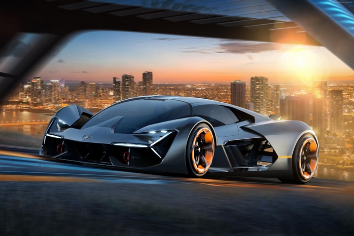 Lamborghini Terzo Millennio supercar 4K