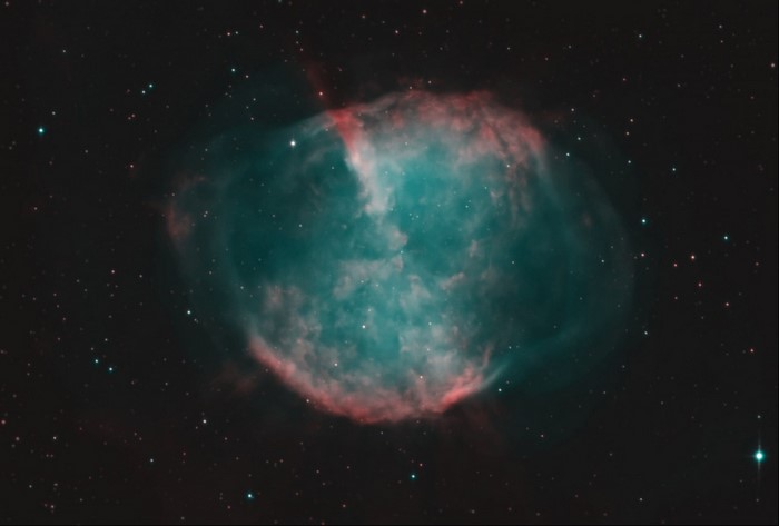 The Dumbbell Nebula (M27) in Vulpecula