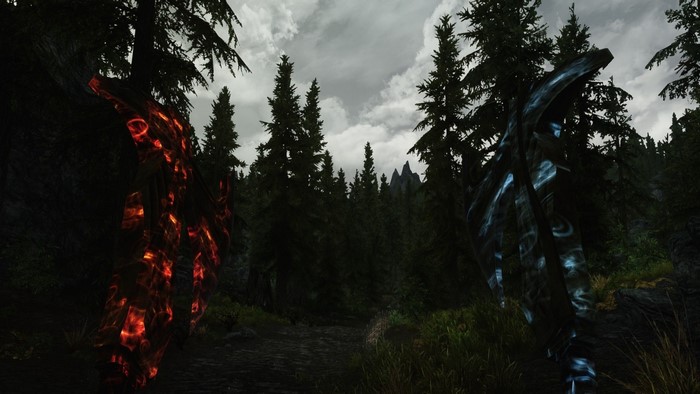 The Elder Scrolls V Skyrim - Fire and Ice Dragon Souls