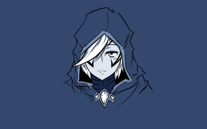 Hooded character from Dota 2